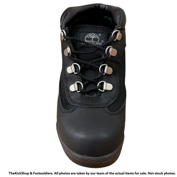 Timberland Field Boot Mid Top (Black) Preschool Boots - Picture 2 of 5